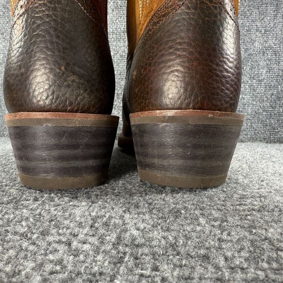 Ariat Heritage Roughstock Cowboy Boots Mens 12 EE Wide Brown Leather Western - Picture 9 of 13